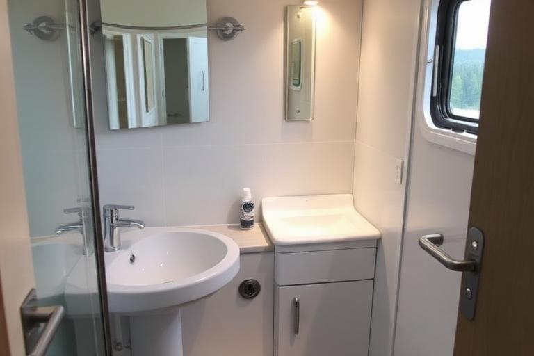 Bad & Waschbecken im Wohnmobil / Caravan
